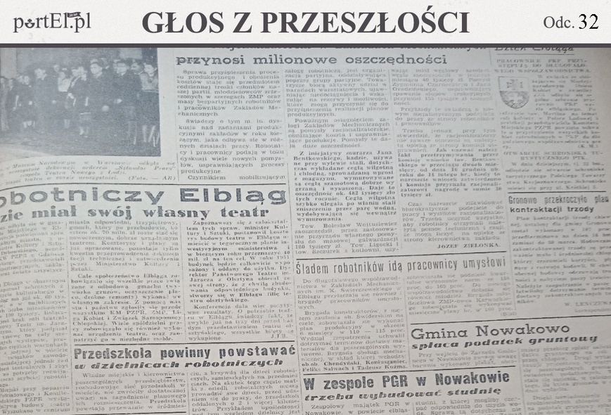 Elbląg, Głos Wybrzeża nr 53, 1950 r. Elbląg, Głos Wybrzeża nr 53, 1950 r.