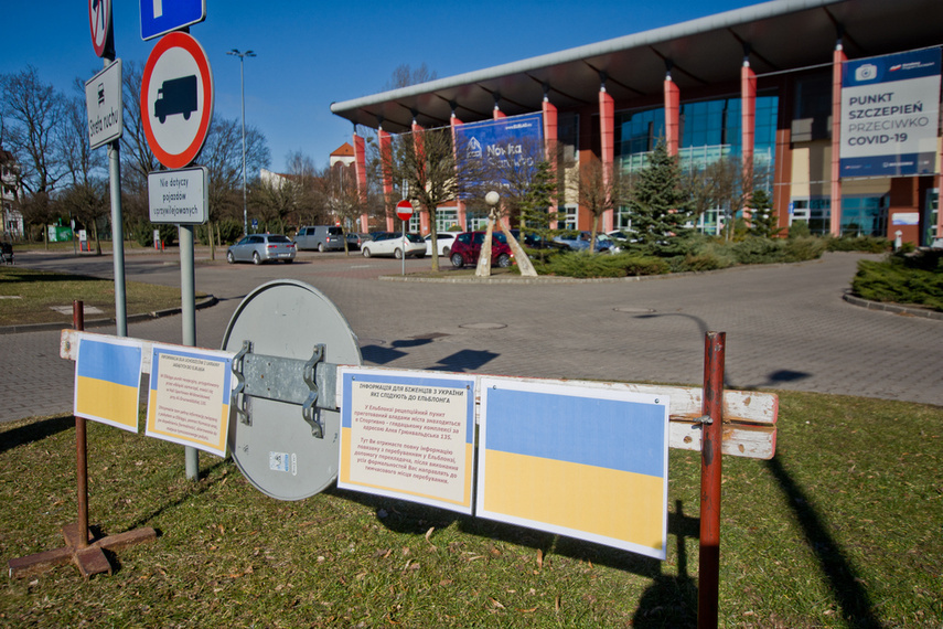 Elbląg, Punkt informacyjny przy al. Grunwaldzkiej.