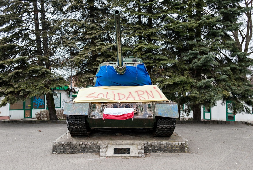 Elbląg, Czołg solidarności z Ukrainą