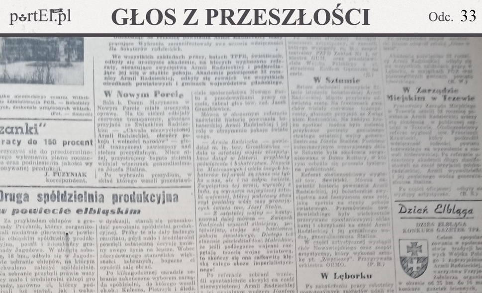 Elbląg, Głos Wybrzeża nr 55, 1950 r. Elbląg, Głos Wybrzeża nr 55, 1950 r.