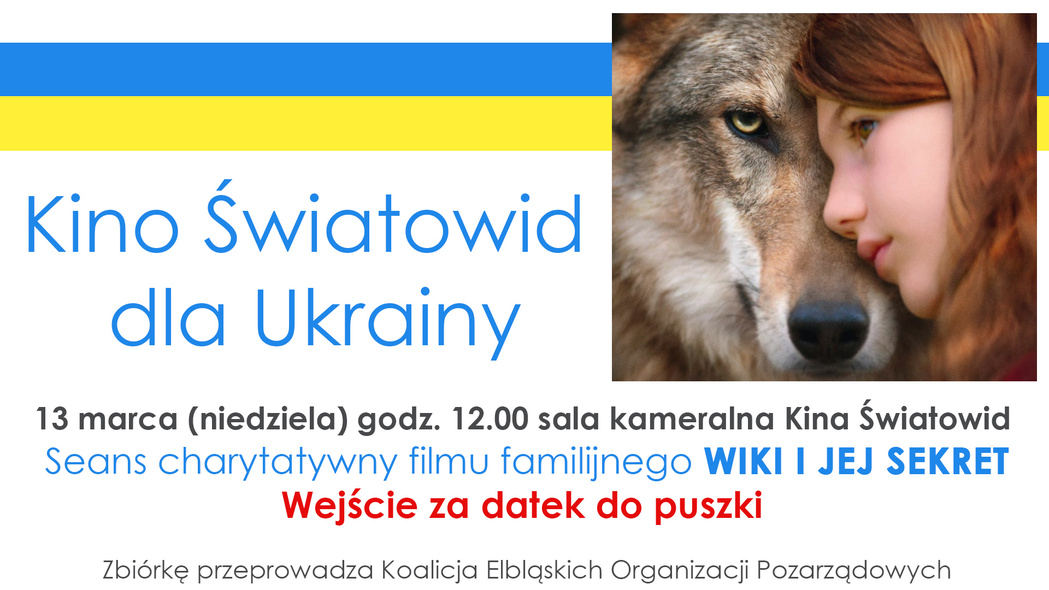 Elbląg, Kino Światowid dla Ukrainy Elbląg, Kino Światowid dla Ukrainy
