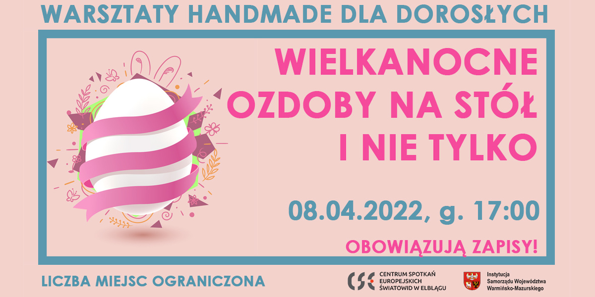 Elbląg, Wielkanocne ozdoby na stół i nie tylko - warsztaty w Światowidzie Elbląg, Wielkanocne ozdoby na stół i nie tylko - warsztaty w Światowidzie