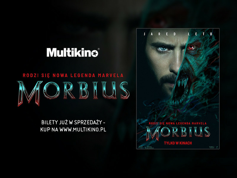 Elbląg, Multikino rozpoczęło przedsprzedaż biletów na film „Morbius” Elbląg, Multikino rozpoczęło przedsprzedaż biletów na film „Morbius”