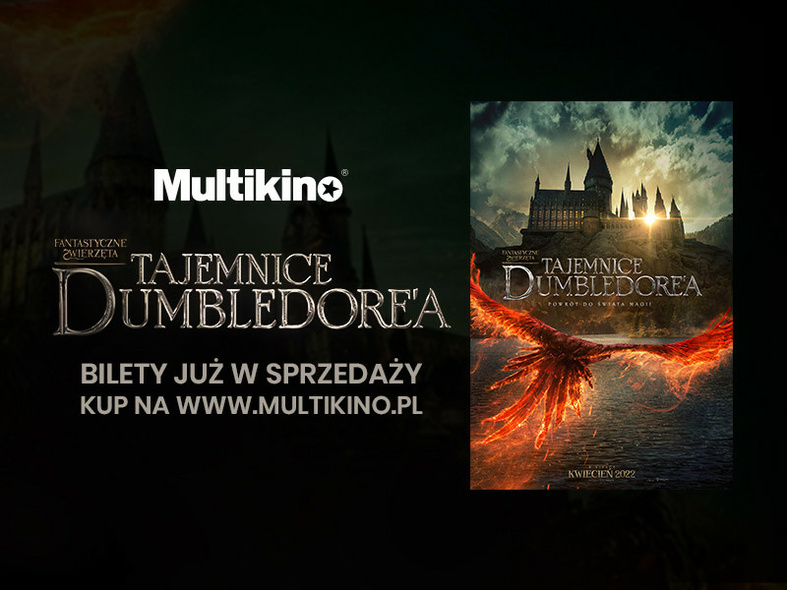 Elbląg, Przedsprzedaż biletów na „Fantastyczne zwierzęta: Tajemnice Dumbledore’a” w Multikinie Elbląg, Przedsprzedaż biletów na „Fantastyczne zwierzęta: Tajemnice Dumbledore’a” w Multikinie