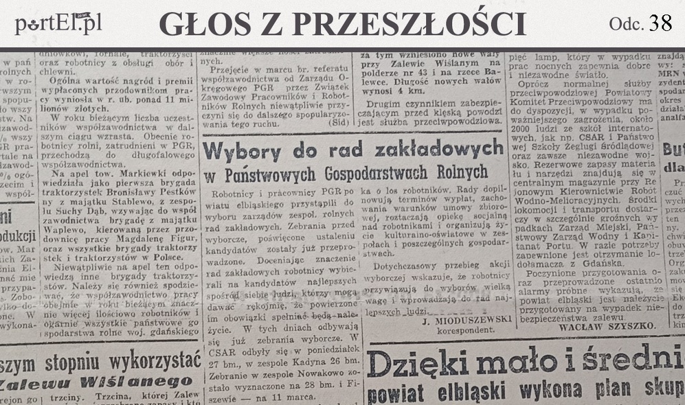 Elbląg, Głos Wybrzeża nr 59, 1950 r.