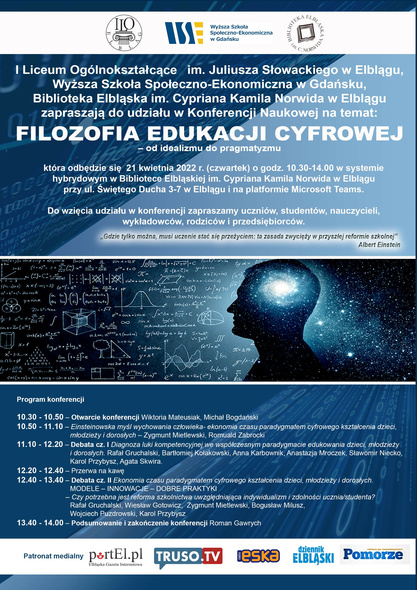 Elbląg, Jak uczyć i uczyć się w dobie cyfrowej technologii Elbląg, Jak uczyć i uczyć się w dobie cyfrowej technologii