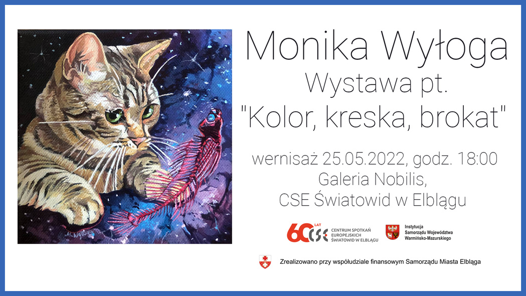 Elbląg, Kolor, kreska, brokat - wernisaż w „Światowidzie” Elbląg, Kolor, kreska, brokat - wernisaż w „Światowidzie”