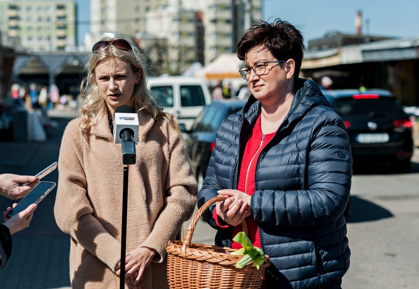 Elbląg, Od lewej: pani Magda oraz Monika Falej Elbląg, Od lewej: pani Magda oraz Monika Falej