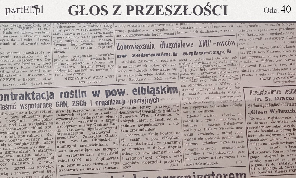 Elbląg, Głos Wybrzeża nr 62, 1950 r.