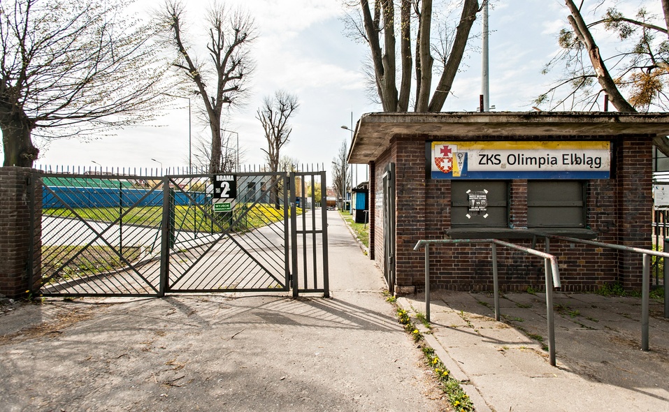 Elbląg, Brama stadionu i kasy biletowe od strony ul. Agrykola będą wyremontowane Elbląg, Brama stadionu i kasy biletowe od strony ul. Agrykola będą wyremontowane