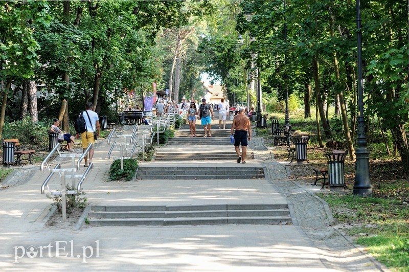 Elbląg, Wejście na główną plażę w Krynicy Morskiej,