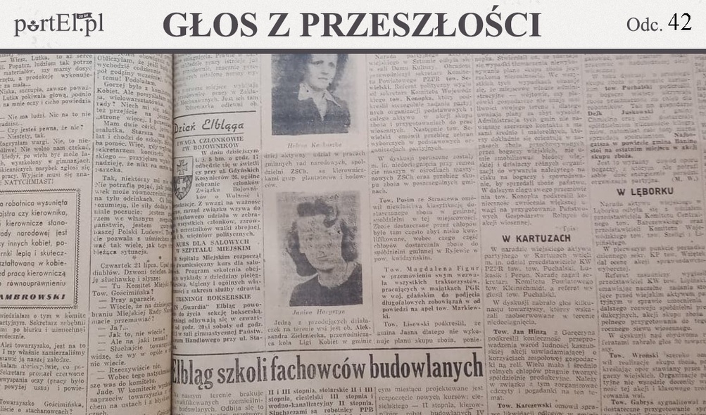 Elbląg, Głos Wybrzeża nr 67, 1950 r.