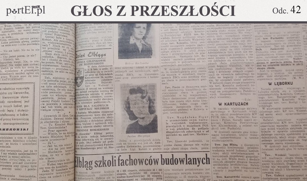Elbląg, Głos Wybrzeża nr 67, 1950 r. Elbląg, Głos Wybrzeża nr 67, 1950 r.
