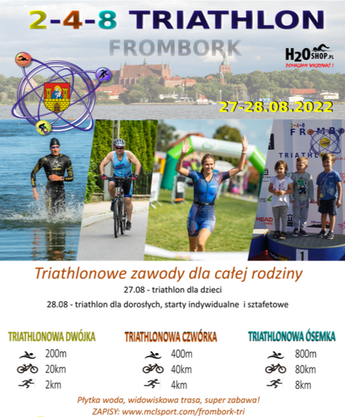 Elbląg, Ruszyły zapisy na Frombork Triathlon Elbląg, Ruszyły zapisy na Frombork Triathlon