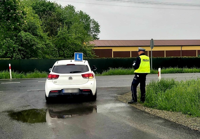 Elbląg, Kursant jechał zbyt szybko - mandat dostał instruktor Elbląg, Kursant jechał zbyt szybko - mandat dostał instruktor