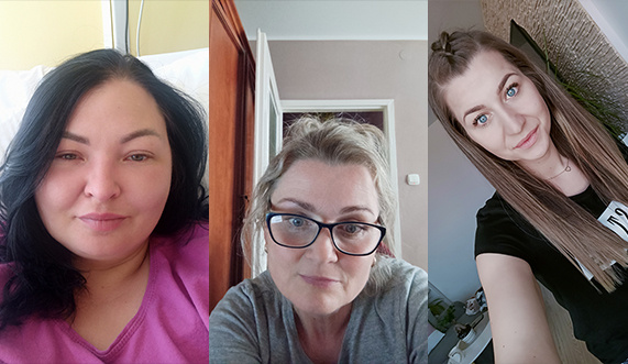Elbląg, Od lewej: Agnieszka Grzegorek, Jolanta Laskowska i Marta Kosieradzka Elbląg, Od lewej: Agnieszka Grzegorek, Jolanta Laskowska i Marta Kosieradzka