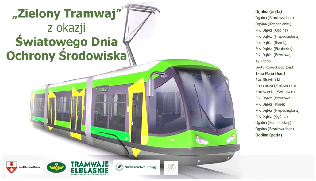 Elbląg, Zielony Tramwaj. Znamy już rozkład jazdy