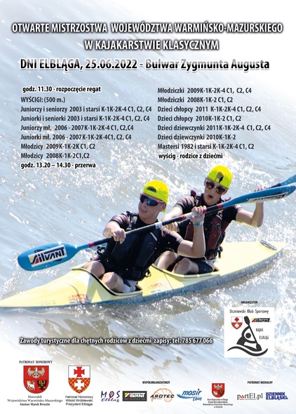 Elbląg, Kajakowe mistrzostwa w Elblągu Elbląg, Kajakowe mistrzostwa w Elblągu