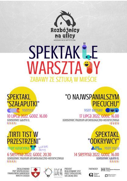 Elbląg, Lato, teatr i zbójnicy Elbląg, Lato, teatr i zbójnicy
