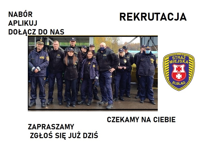 Elbląg, Trwa nabór do Straży Miejskiej w Elblągu Elbląg, Trwa nabór do Straży Miejskiej w Elblągu