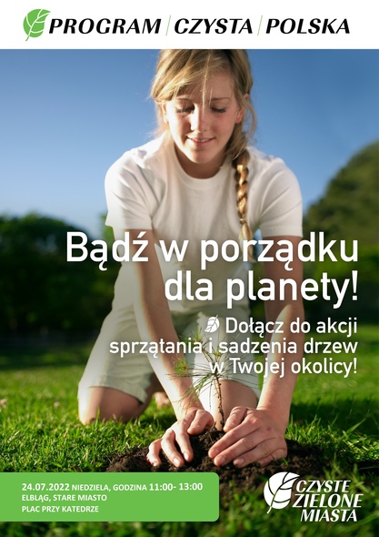 Elbląg, Elbląg w akcji „Czyste, Zielone Miasta” Elbląg, Elbląg w akcji „Czyste, Zielone Miasta”