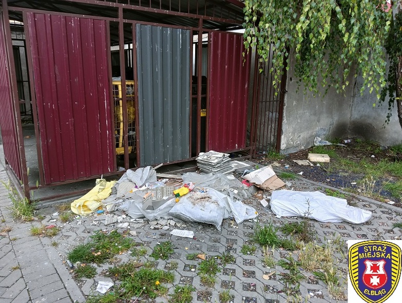 Elbląg, Straż Miejska: Śmieci powinny trafiać do śmietnika