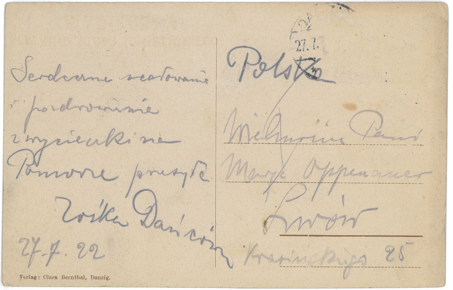 Elbląg, Pocztówka znad morza sprzed 100 lat Elbląg, Pocztówka znad morza sprzed 100 lat