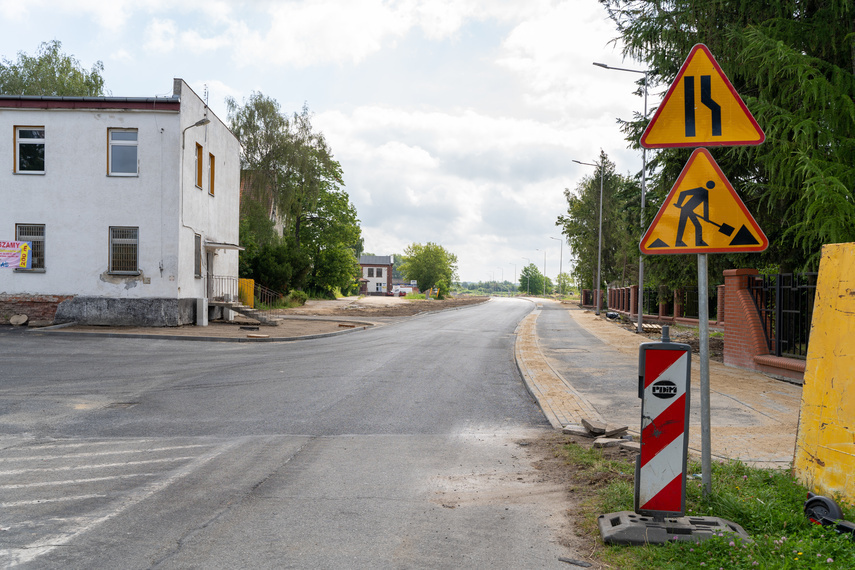 Elbląg, Skrót przez byłe koszary prawie gotowy Elbląg, Skrót przez byłe koszary prawie gotowy