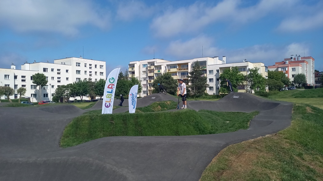 Elbląg, Hulajnogi na pumptracku Elbląg, Hulajnogi na pumptracku