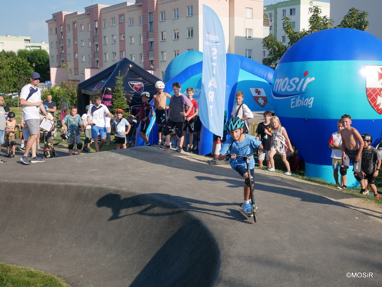 Elbląg, Hulajnogi jeździły na pumptracku Elbląg, Hulajnogi jeździły na pumptracku