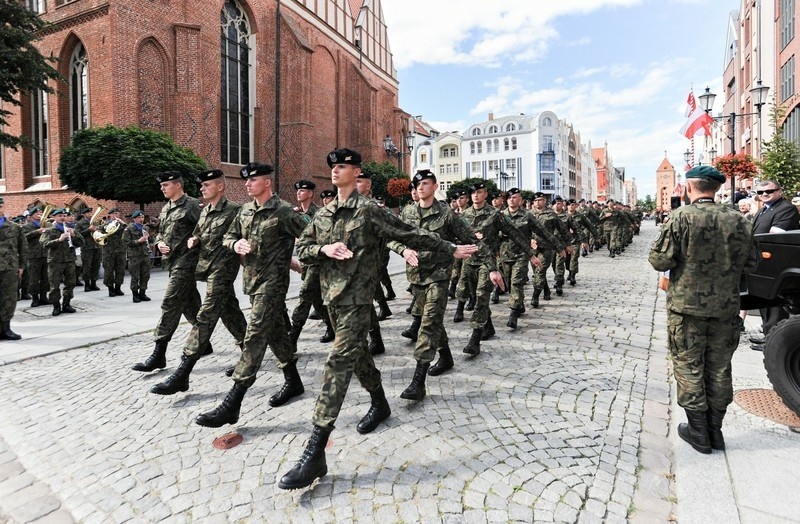 Elbląg, Dzisiaj święto Wojska Polskiego Elbląg, Dzisiaj święto Wojska Polskiego