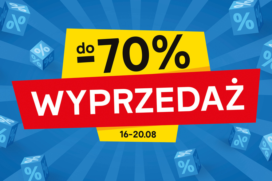 Wielka wyprzedaż w Castoramie Elbląg tylko od 16 do 20 sierpnia! Wielka wyprzedaż w Castoramie Elbląg tylko od 16 do 20 sierpnia!