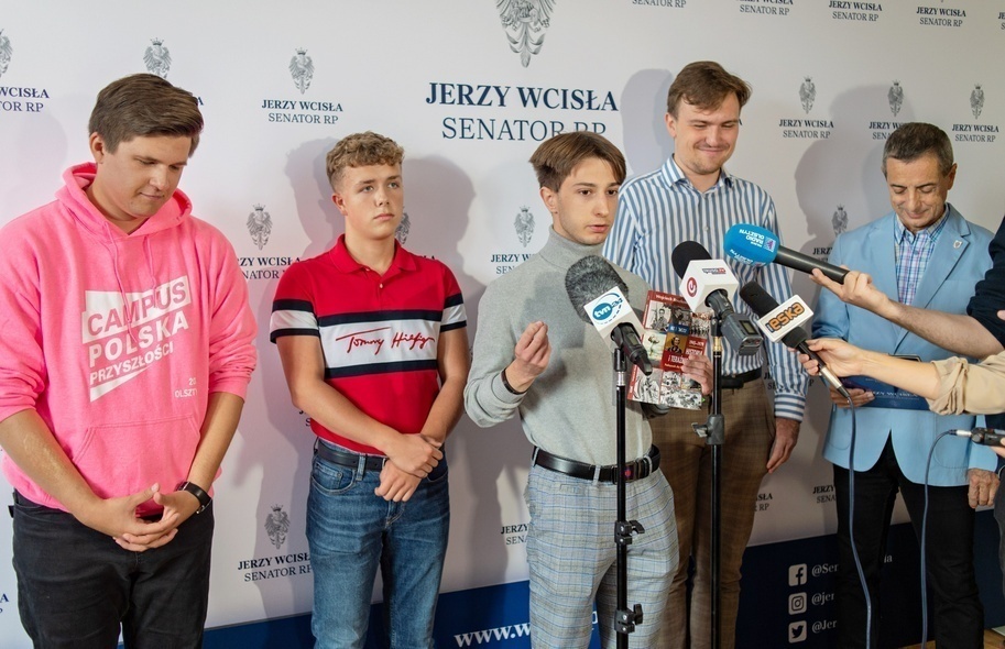 Elbląg, Konferencja prasowa senatora Jerzego Wcisły, Elbląg, Konferencja prasowa senatora Jerzego Wcisły,