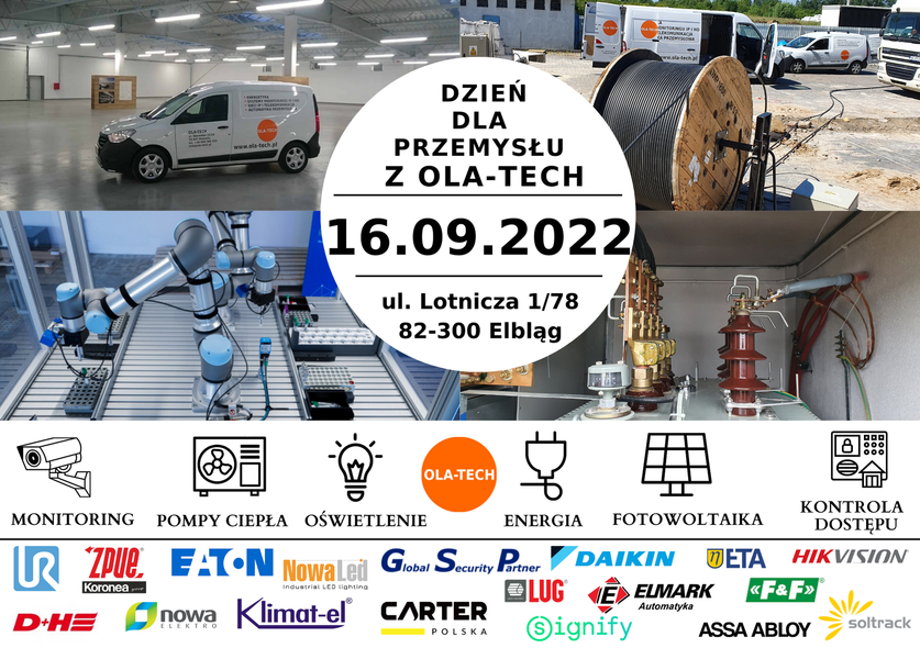 Po raz pierwszy w Elblągu: „Dzień dla Przemysłu OLA-TECH” Po raz pierwszy w Elblągu: „Dzień dla Przemysłu OLA-TECH”