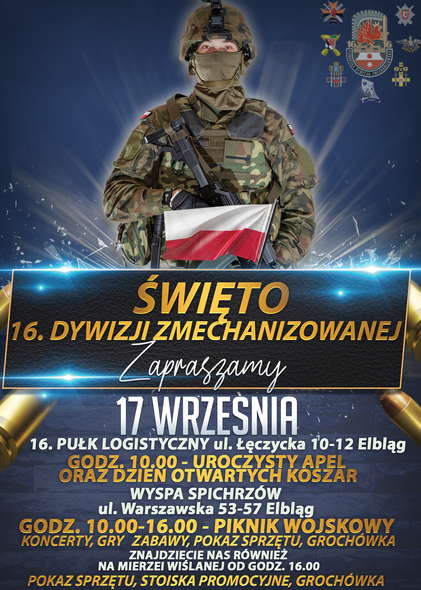 Elbląg, Dywizja zaprasza na swoje święto Elbląg, Dywizja zaprasza na swoje święto