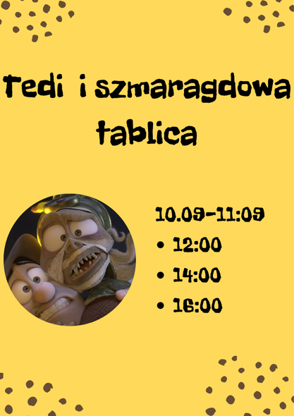 Elbląg, "Tedi i szmaragdowa tablica" przedpremierowo w Kinie "Światowid"