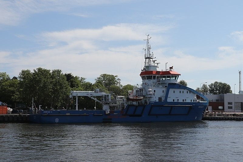 Elbląg, Zodiak II w gdańskim porcie Elbląg, Zodiak II w gdańskim porcie