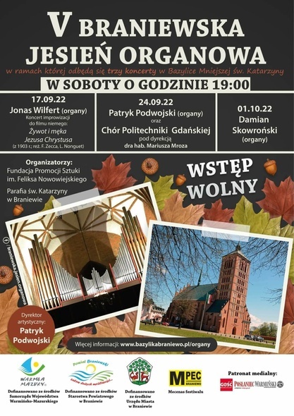 Elbląg, Braniewska Jesień Organowa Elbląg, Braniewska Jesień Organowa