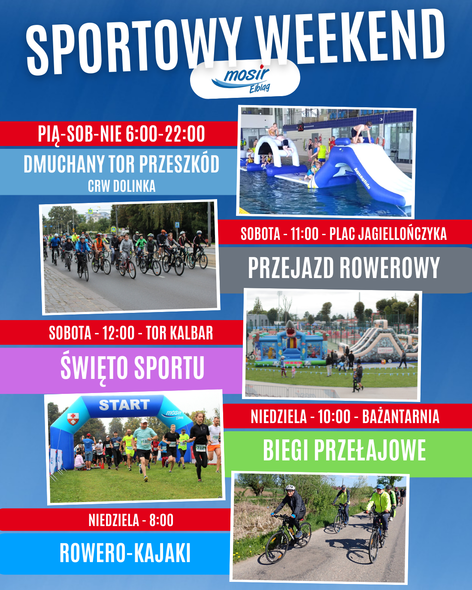 Elbląg, Weekend pełen MOSiR-owych wydarzeń Elbląg, Weekend pełen MOSiR-owych wydarzeń