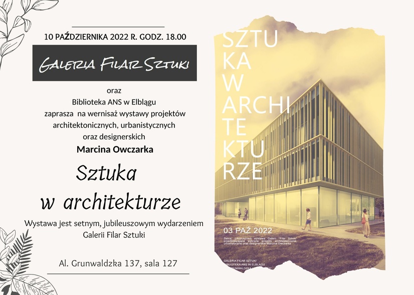 Elbląg, „Sztuka w Architekturze”. Wernisaż wystawy Elbląg, „Sztuka w Architekturze”. Wernisaż wystawy