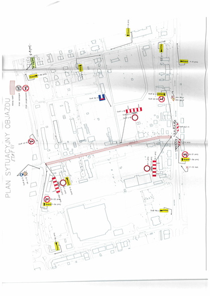 Elbląg, Prace drogowe na ul. Komeńskiego 
