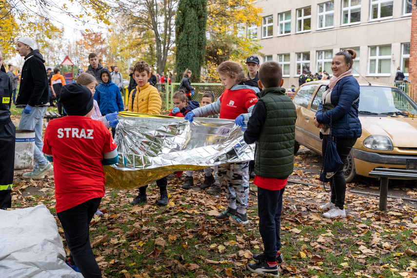 Elbląg, Strażacka młodzież ćwiczyła w Zwierznie Elbląg, Strażacka młodzież ćwiczyła w Zwierznie