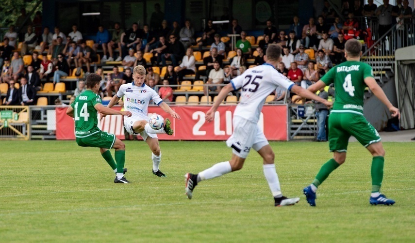 Elbląg, Na inaugurację sezonu Olimpia przegrała u siebie z Górnikiem Polkowice 0:1