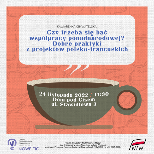 Elbląg, O współpracy ponadnarodowej przy kawie