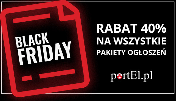 Tanie ogłaszanie! Black Friday na  portEl.pl