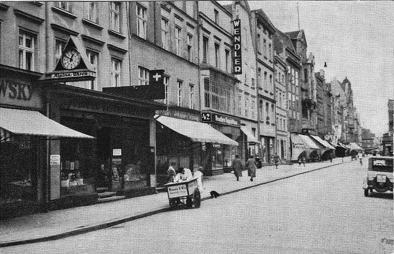 Elbląg, ulica Rybacka (niem. Fischerstraße)