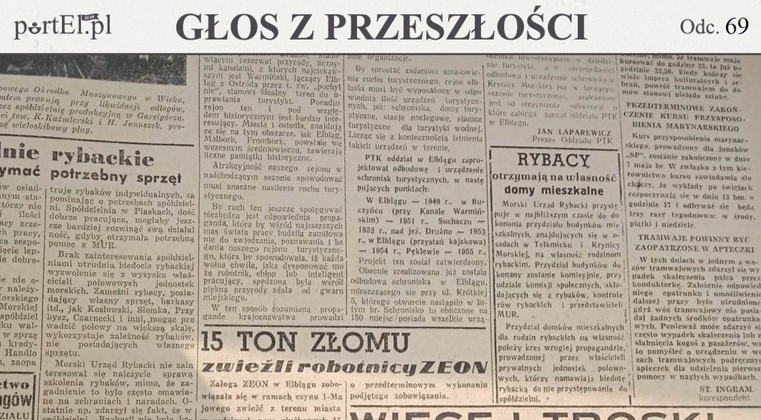 Elbląg, Głos Wybrzeża nr 101, 1950 r.