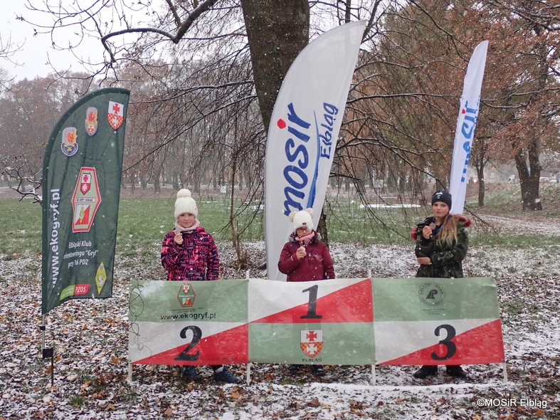 Elbląg, Orientowali się zimowo w parku Kajki