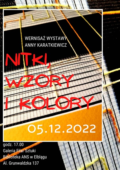 Elbląg, Wernisaż wystawy Anny Karatkiewicz w Galerii Filar Sztuki