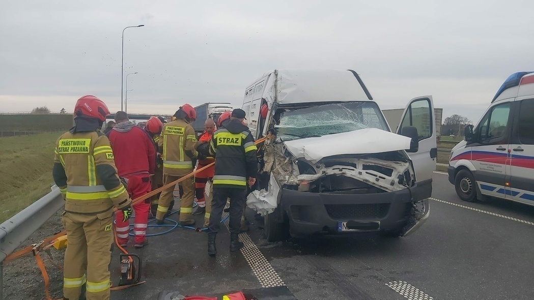 Elbląg, Zderzenie busa z pojazdem ciężarowym na S7